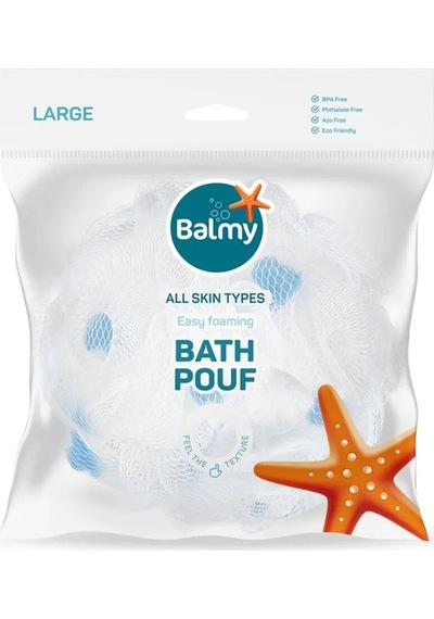 4 Adet Balmy Ponpon Banyo Lifi Large Çok Renkli