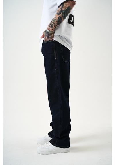Respire Erkek Washed Baggy Pantolon Lacivert