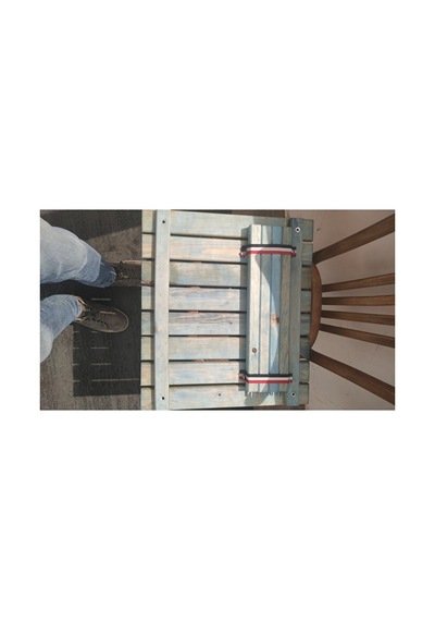 Alaçatı Vintage Portatif Kamp-piknik-balkon Masası Ahşap