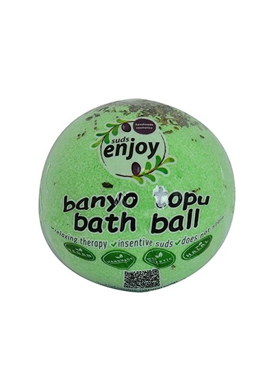 Tuzlu El Yapımı Banyo Bombası Banyo Topu 90-120 Gr 285 ML
