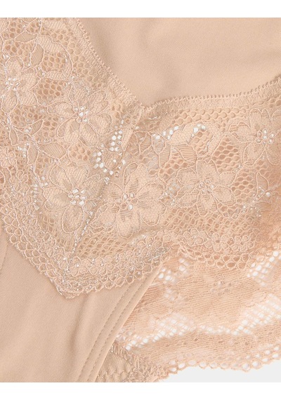 Marks & Spencer 3 Lü Dantel Detaylı Brazilian Külot Bej