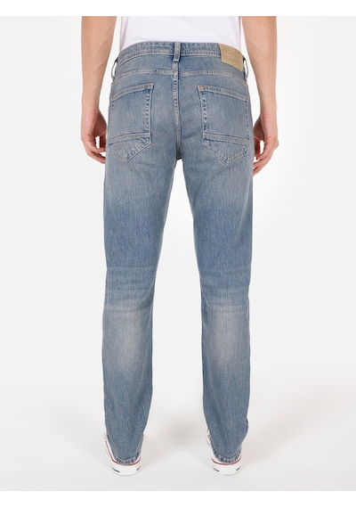 Colin's Colins 044 Karl Normal Kesim Düşük Bel Düz Paça Mavi Erkek Pantolon Cl1071559 Denim