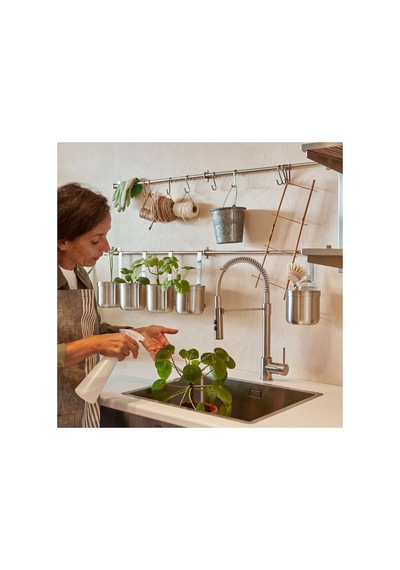 Ikea Kungsfors Mutfak Ve Banyo Askısı 56 X 1,3 Cm Krom