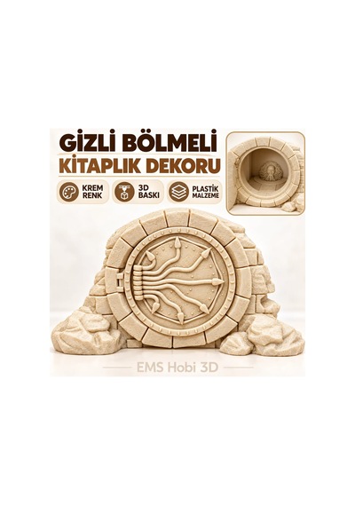 Sırlar Odası Kitaplık Dekoru