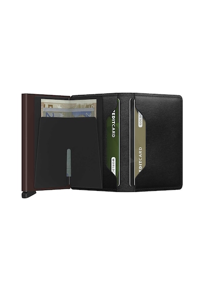 Secrid Slimwallet Original Kartlık Cüzdan, Siyah-kahve Çok Renkli