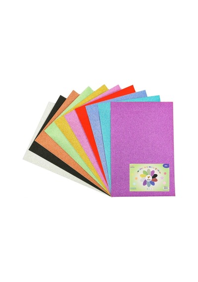Lino Elişi Kağıdı Simli Yapışkanlı 10 Lu 20X30 Cm 3815J (545371225)