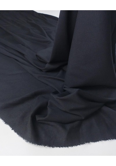 Siyah Renkte İnterlok Örme Kumaş 150x290cm-10861 Siyah