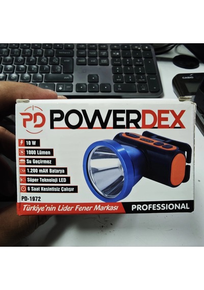 Powerdex Pd-1972 Profesyonel Şarjlı Led Kafa Lambası / Kafa Fene Çok Renkli