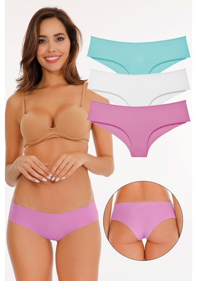 Sensu Kadın Brazilian Panty Lazer Kesim Külot 3'lü 2046 2046