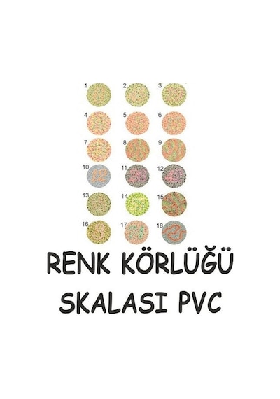 Medikaltec Renk Körlüğü Skalası