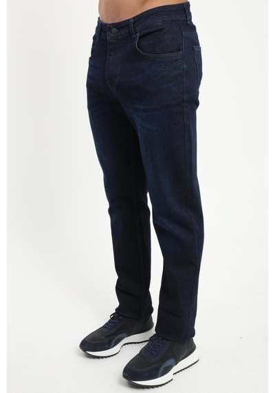 Erkek Regular Fit Lacivert Jean-19064