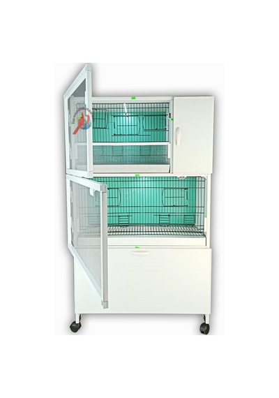İstanbul Kafes Model 2Dys Pvc Kuş Dolabı