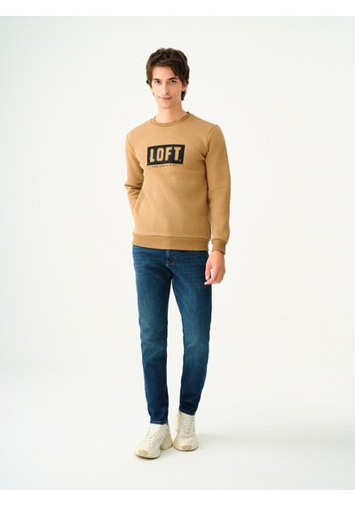 LOFT Regular Fit Erkek Sweatshirt Lf2038243 Q1.v1 Camel