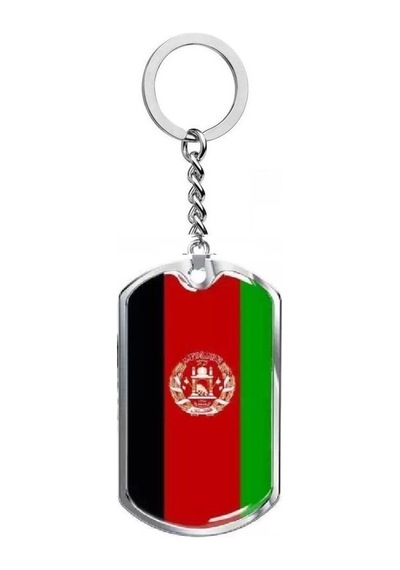Afganistan Ülke Anahtarlık Metal