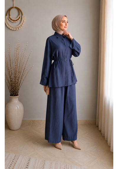 Viya Style Lacivert Alt-üst Takım