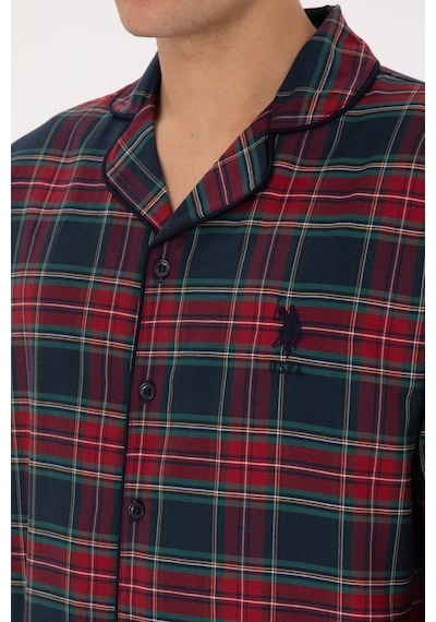 U.s. Polo Assn. Erkek Bordo Pijama Takım 50318614-vr014 Bordo
