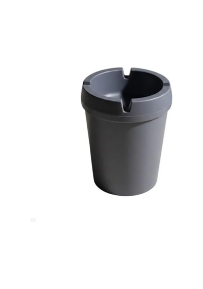 Gri Modern Küllük Duman Kanallı Plastik 10 Cm Yükseklik Ev, Balkon, Ofis Kullanımı