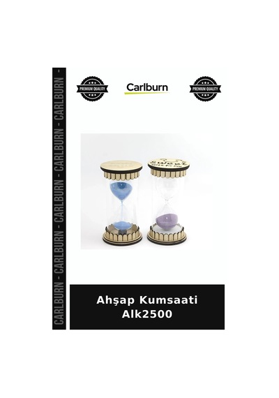 Özel Üretim Dekoratif Masaüstü Hediyelik Ahşap Kumsaati Alk2500