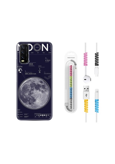Vivo Y20 Kılıf Kablo Koruyuculu Moon Info 1424