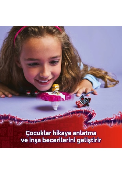 LEGO® NINJAGO® Sora’nın Ejderha Spinjitzu Topacı 71824 - 6 Yaş ve Üzeri Çocuklar için 2 Ninja Minifigürü İçeren Oyuncak Yapım Seti (56P)