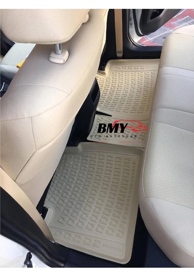 Rizline Volvo S60 2010 Sonrası İle Uyumlu 3d Havuzlu Paspas Bej