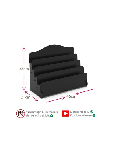 Mini Lucky Montessori Çocuk Kitaplığı 4 Raflı Ahşap Çocuk Odası Kitaplık Masaüstü Mini Kitaplık Siyah - 570895571 Siyah Mini Lucky Montessori Çocuk Kitaplığı 4 Raflı Ahşap Çocuk Odası Kitaplık Masaüstü Mini Kitaplık Siyah - 570895571 Siyah