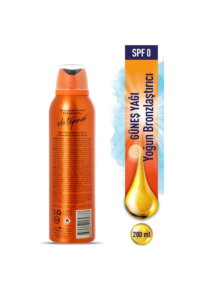 Eda Taşpınar Yoğun Bronzlaştırıcı Yağ Sprey 200 ML