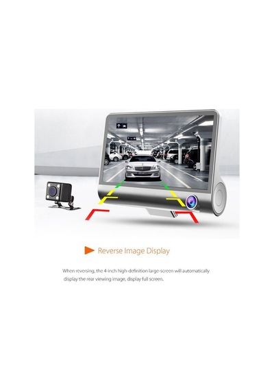 Kingboss Fhd 4" Ekran 1080p 3 Kameralı Araç İçi Güvenlik Kamerası