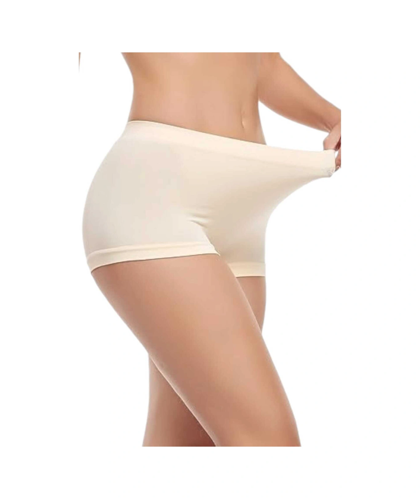 Tezzgelsin Kadın Dikişsiz Boxer 3'lü Set Ten Rengi