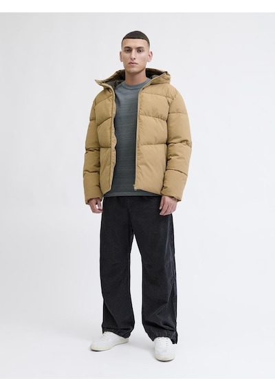 Jack & Jones Jjglobal Puffer Jacket Kapüşonlu Kışlık Erkek Mont Cok Renklı