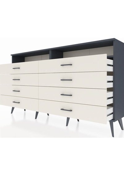 Arges Konsol 2 Raflı 8 Çekmeceli 176x30x99 Antrasit-antrasit/ayt Antrasit-antrasit/aytaşı Arges Konsol 2 Raflı 8 Çekmeceli 176x30x99 Antrasit-antrasit/ayt Antrasit-antrasit/aytaşı