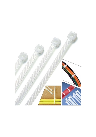 Sgs Cırt Kelepçe 2,5x150 Mm Beyaz