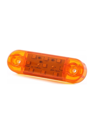 9 Ledli Tombul Parmak Led Sarı 12v-24v Dekoratif Lamba