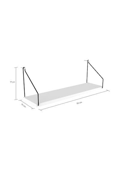 Duvar Rafı Kitaplık Mutfak Banyo Yaşam Alanı 15 X 55 Cm 1 Adet - Byz-syh Beyaz