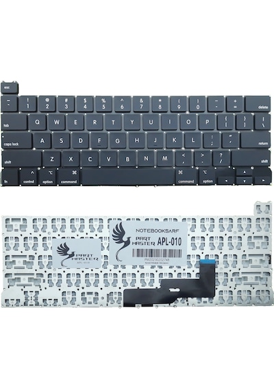 Apple Uyumlu MacBook Pro 13 İnç A2289 2020 Klavye -küçük Enter Us-
