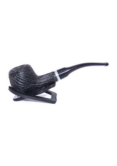 Pipsan Pipo Gravür İşlemeli Half Bent - Siyah