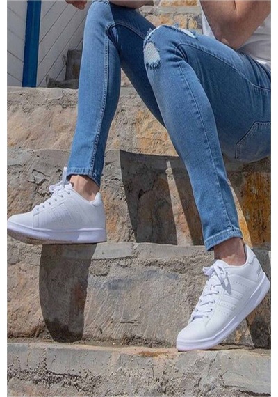 Ortopedik Erkek Sneakers Ayakkabı Beyaz