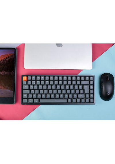 Keychron K2-C2H-UK HotSwap RGB Gateron Blue Switch Alüminium (Version 2) UK ISO Mekanik Klavye