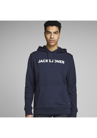 Jack & Jones Sweat Hood Corp Logo 12152840-Nvy (371286327) Lacivert