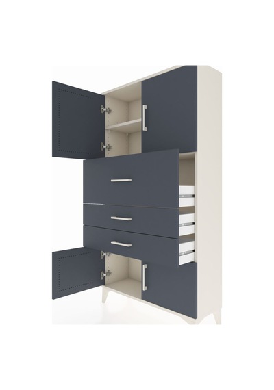 Arges Dolap 2 Raflı 3 Çekmeceli 4 Kapaklı 88x30x163 Aytaşı-an... Aytaşı Arges Dolap 2 Raflı 3 Çekmeceli 4 Kapaklı 88x30x163 Aytaşı-an... Aytaşı