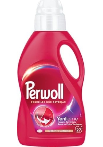 Geliştirilmiş Renkli Sıvı Çamaşır Detarjanı 1485 Ml 0.75 LT - 2.5 LT - 12 KG
