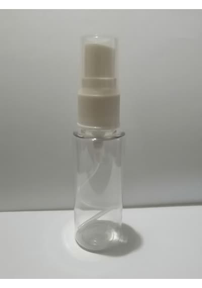 20Ml Şeffaf Plastik Şişe+Sprey Başlık.50 Adet