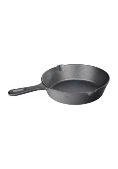Campout 10 Inch Emaye Kaplı Döküm Tava Siyah