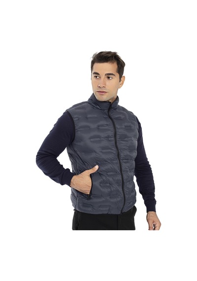 Crozwise Erkek Dolumlu Spor Outdoor Yelek Antrasit