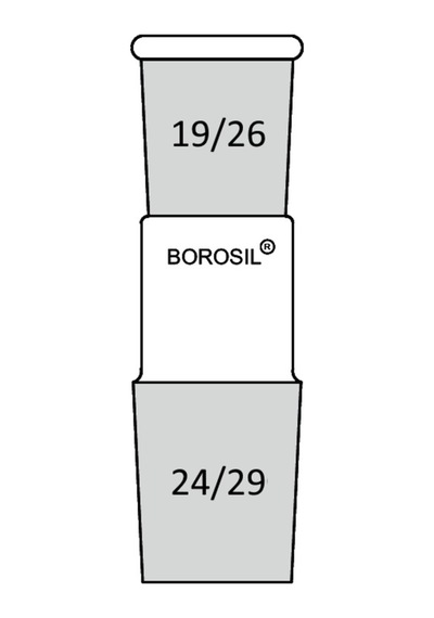 Cam Küçültme Adaptörü 19 26 - 24 29 Şilifli