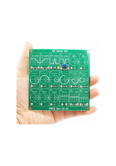 Rf Demo Kit Smith Chart Pcb Rf Devre Filtre Test Eğitim Analiz Kartı Swr Empedans Uyumu Attenuator