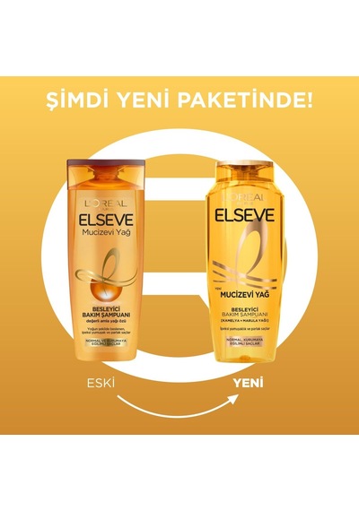 L'oreal Paris Elseve Mucizevi Yağ Besleyici Bakım Şampuanı 400 Ml Beyaz