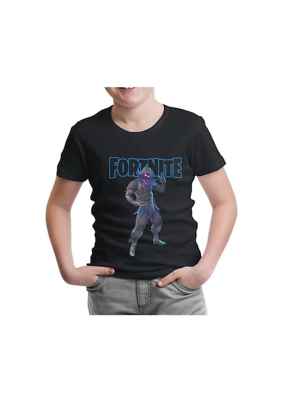 Lord Tshirt Fortnite - Raven Siyah Çocuk Tshirt
