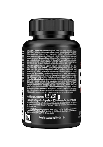 Weider Premium Eaa + Glutamine Amino Complex 180 Caps