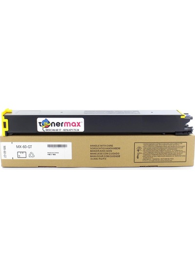Tonermax Sharp Mx-60Gtya Sarı Uyumlu Toner / Mx-3050/3550/4050/5050